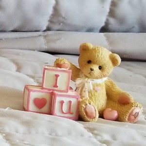 Cherished Teddies 1996 Valentines Miniatures 5 piece
